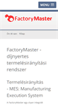 Mobile Screenshot of factorymaster.hu